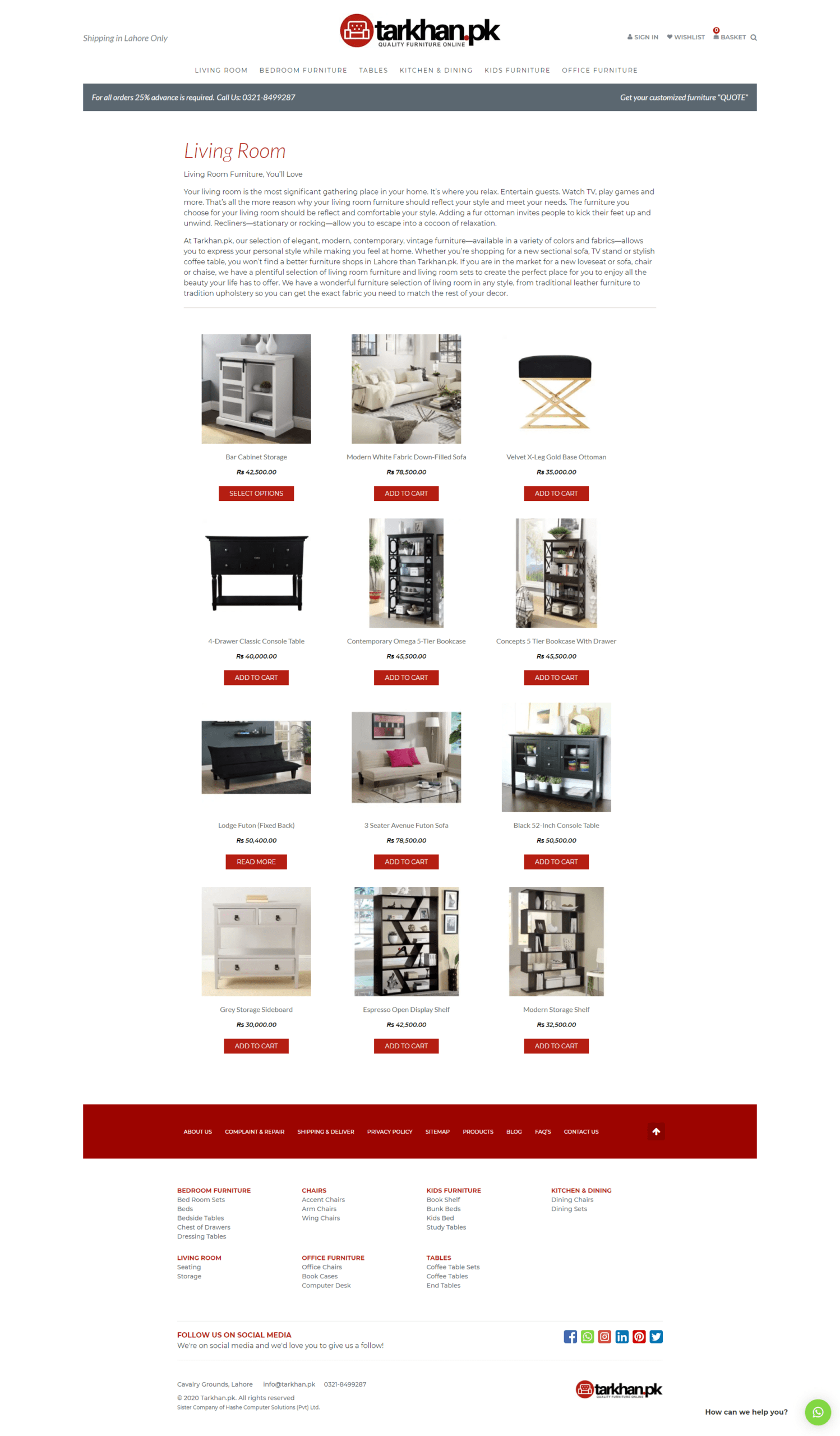 Tarkhan Product Page 2