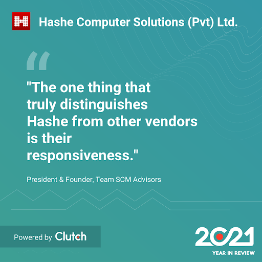 A Peek of Hashe Computer Solutions’ Clutch Year in Review, Hashe Computer Solutions (Pvt) Ltd.