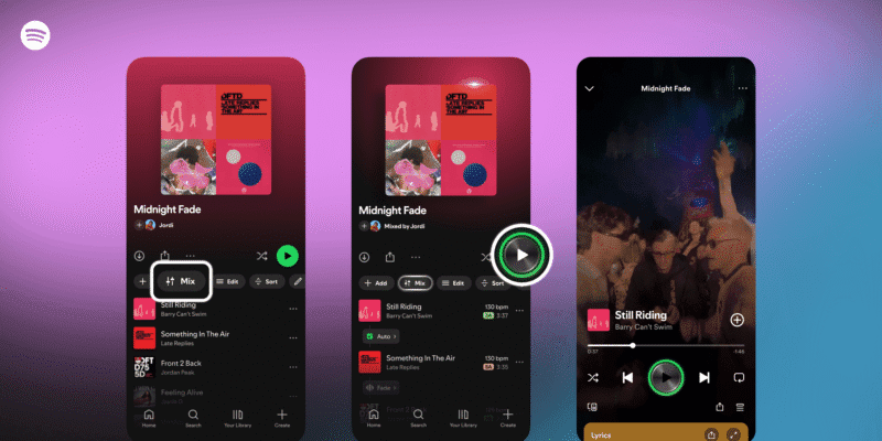 Spotify’s new track mixing tool adds DJ features to your playlists 16 Spotify’s new track mixing tool adds DJ features to your playlists