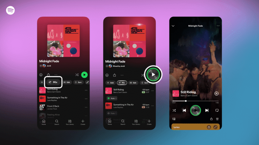 Spotify’s new track mixing tool adds DJ features to your playlists