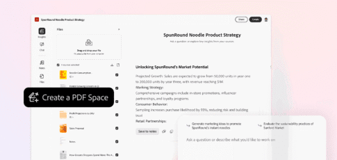 Adobe’s AI Acrobat file hub is designed for more than PDFs