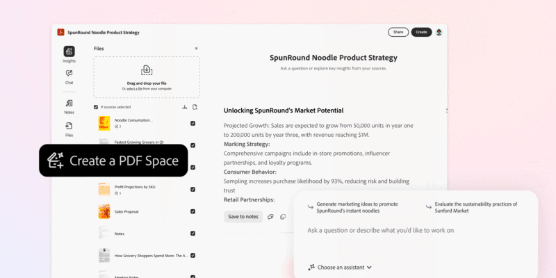 Adobe’s AI Acrobat file hub is designed for more than PDFs 15 Adobe’s AI Acrobat file hub is designed for more than PDFs