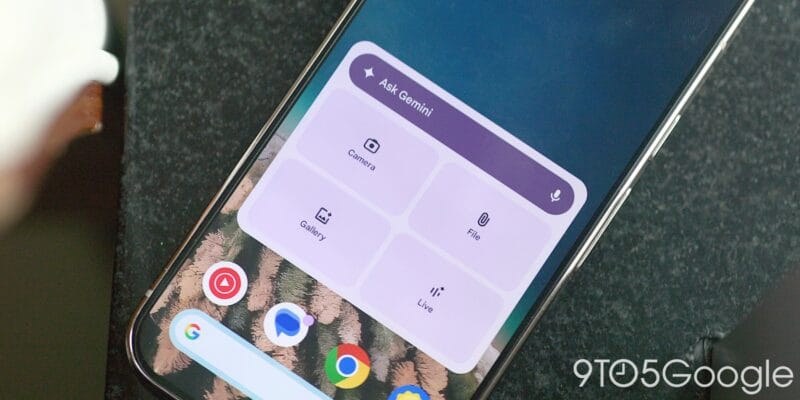 Gemini app update brings new homescreen widget shapes 20 Gemini app update brings new homescreen widget shapes