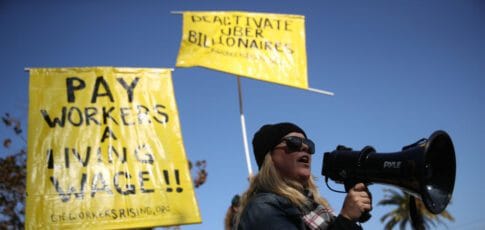 uber and lyft drivers in california win