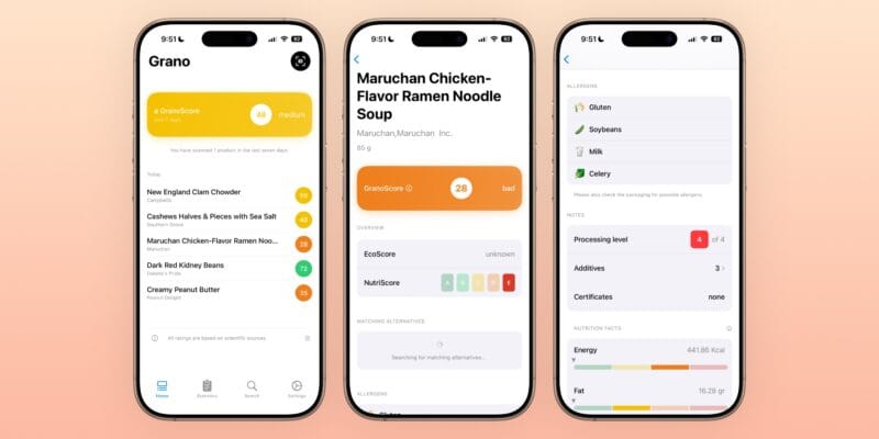 Indie App Spotlight: ‘Grano’ scans barcodes to help you understand what’s in your food 18 Indie App Spotlight: ‘Grano’ scans barcodes to help you understand what’s in your food