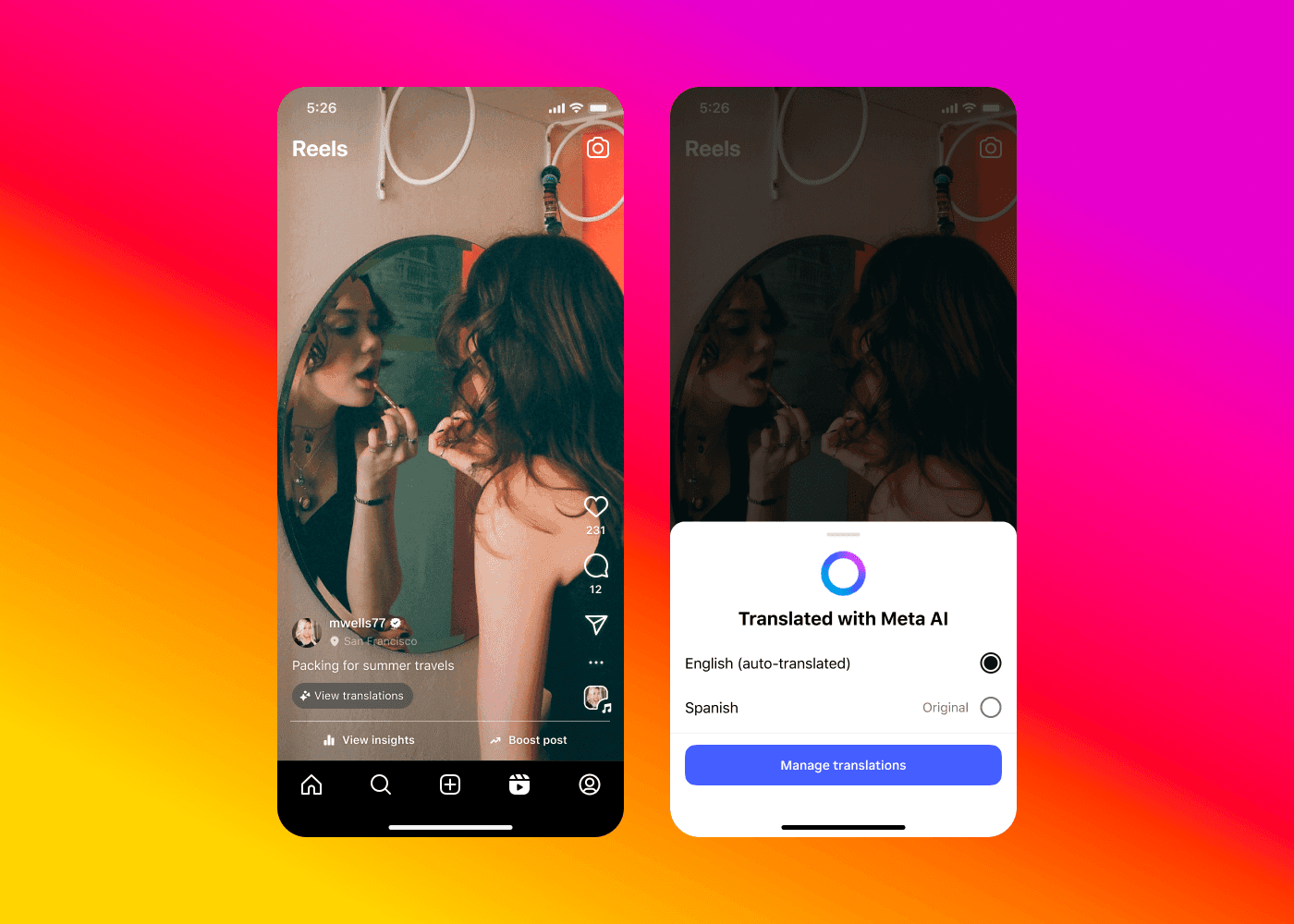 Meta’s AI translation tool can dub your Instagram videos