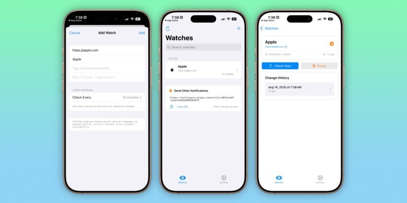 Indie App Spotlight: ‘Notify’ is a free app that lets you easily monitor website changes 6 indie app spotlight notify is a free