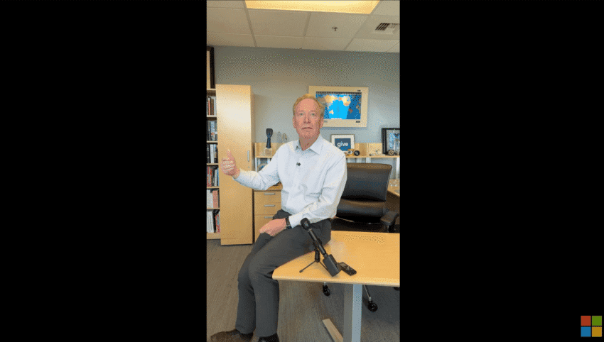 microsoft hosts emergency press conference after protesters