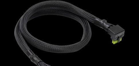 ASRock's $40 16-pin power cable has overheating protection designed to prevent meltdowns — company claims a 90-degree design ensures worry-free installation