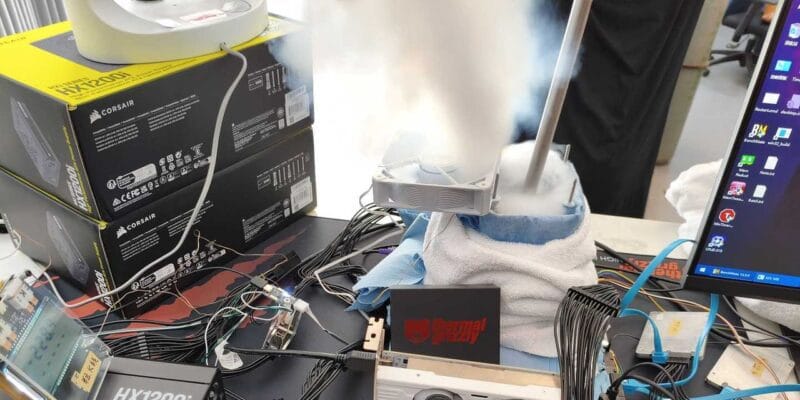 Core i9-14900KF overclocked to 9.13 GHz to become the highest clocked CPU of all time — 13 MHz faster than the previous record holder 10 Core i9-14900KF overclocked to 9.13 GHz to become the highest clocked CPU of all time — 13 MHz faster than the previous record holder