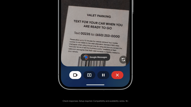 Google’s Gemini Live AI assistant will show you what it’s talking about
