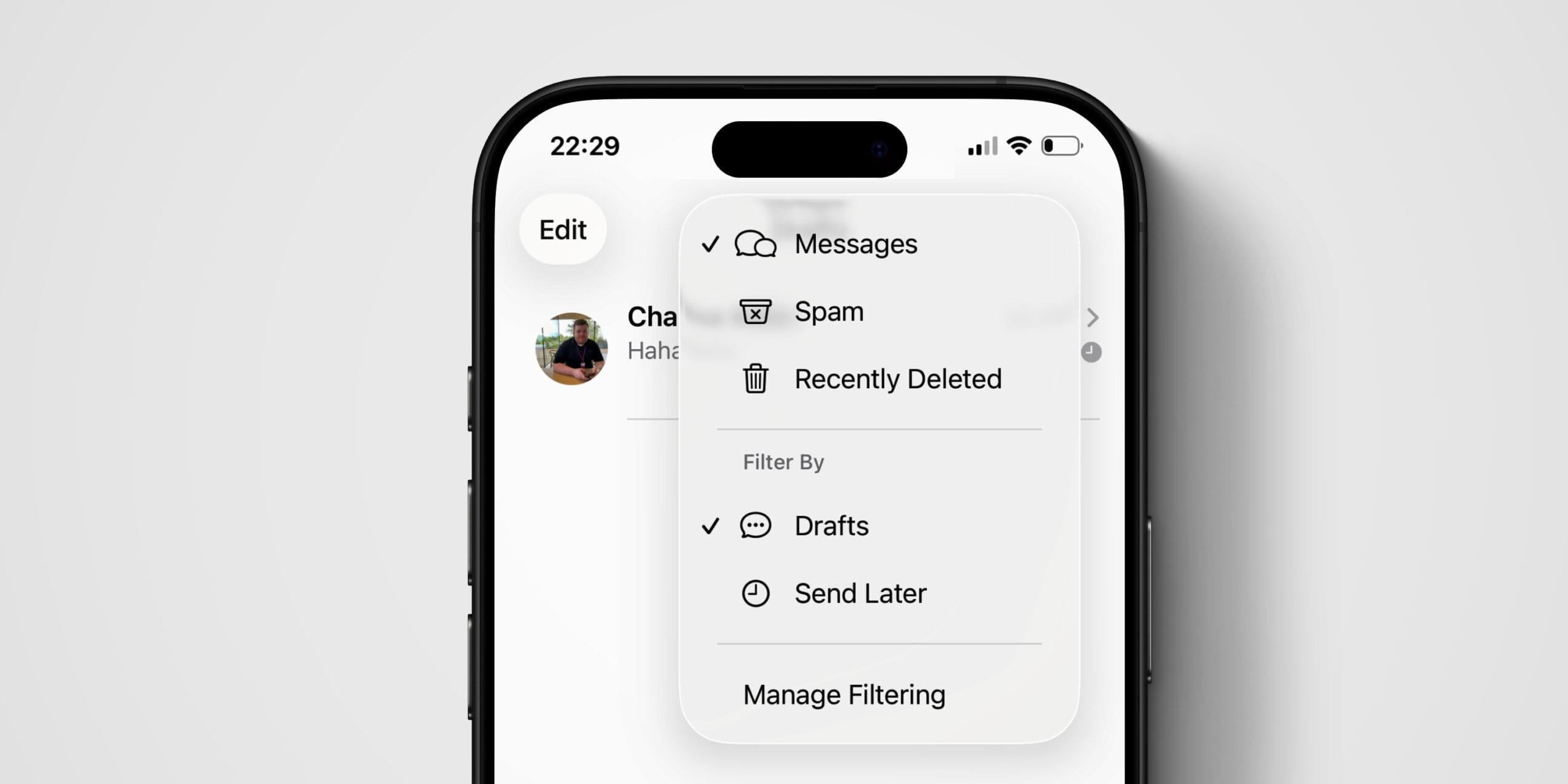 iMessage gets a new Drafts folder in iOS 26