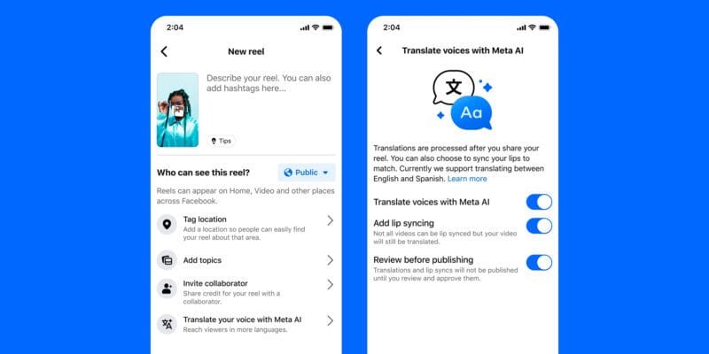 Facebook and Instagram now offer AI-powered dubbing for video creators 9 Facebook and Instagram now offer AI-powered dubbing for video creators
