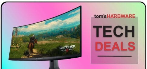 this 34-inch qd-oled alienware gaming monitor is