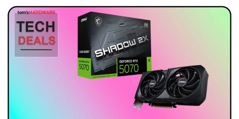 Score an RTX 5070 for just £479 and get a free 1TB SSD in Amazon's Gaming Week sale — blowout includes up to 69% off Logitech, Razer, and more