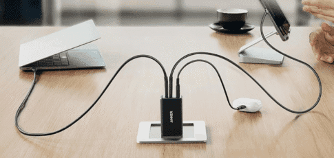 this anker 3-port wall charger is just