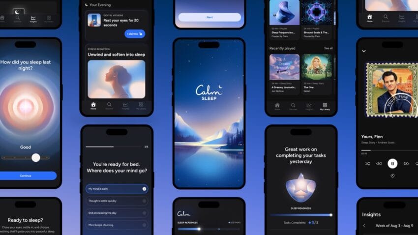 calm launches standalone ios app for sleep