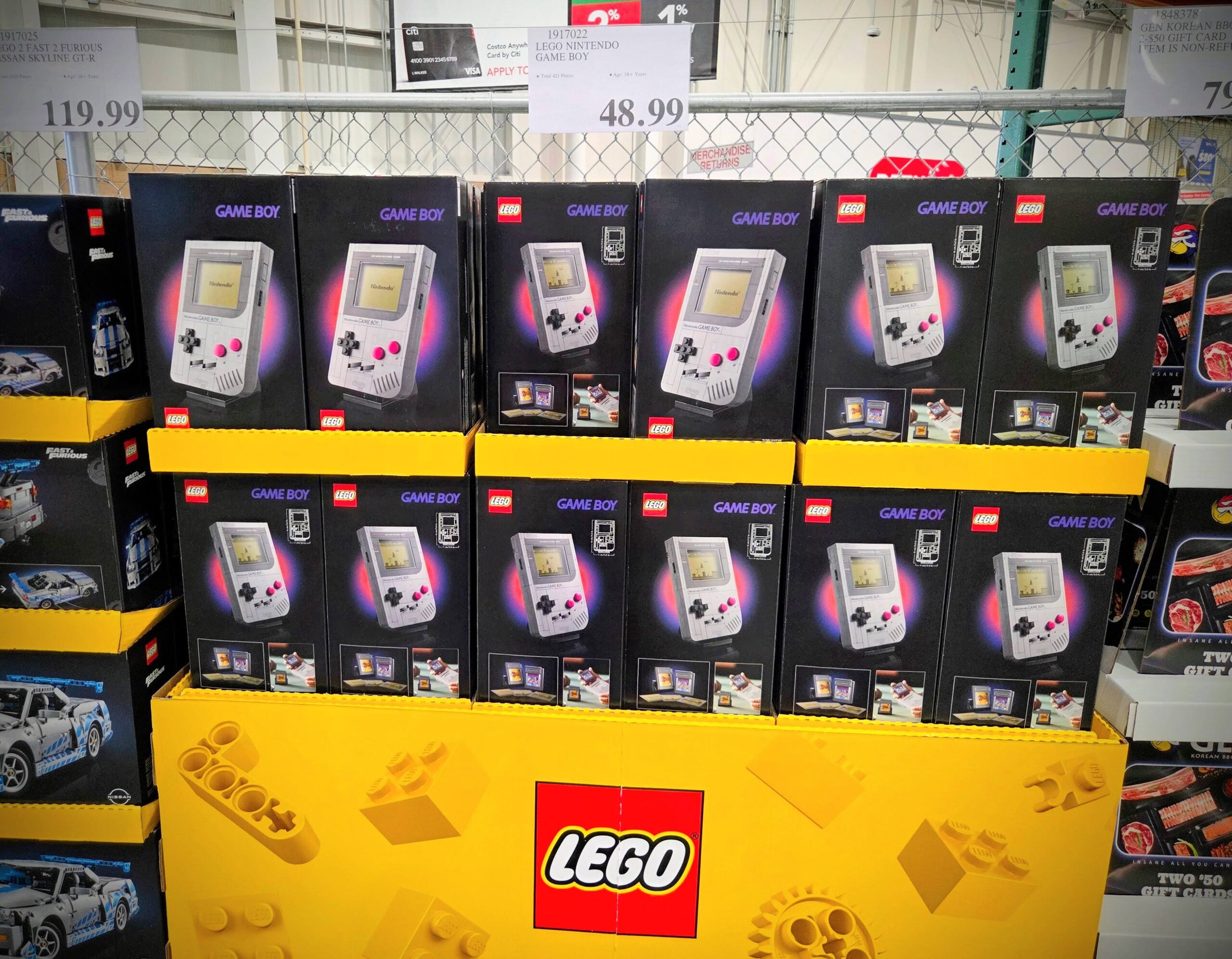 costco is already selling piles of lego