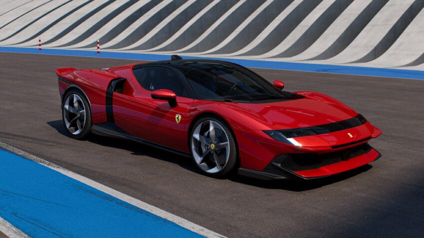 the ferrari testarossa returns as a plug-in