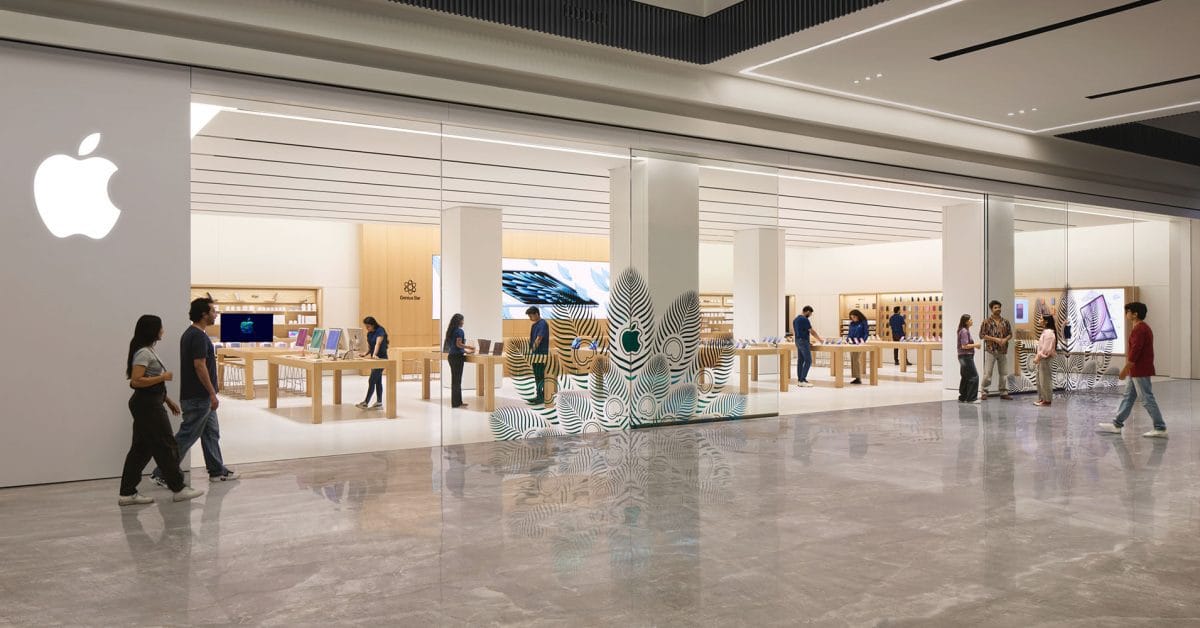 latest apple store has a new way