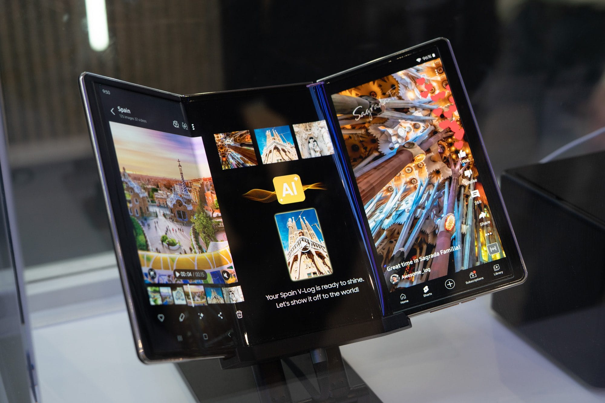 samsung s trifold might be launching pretty