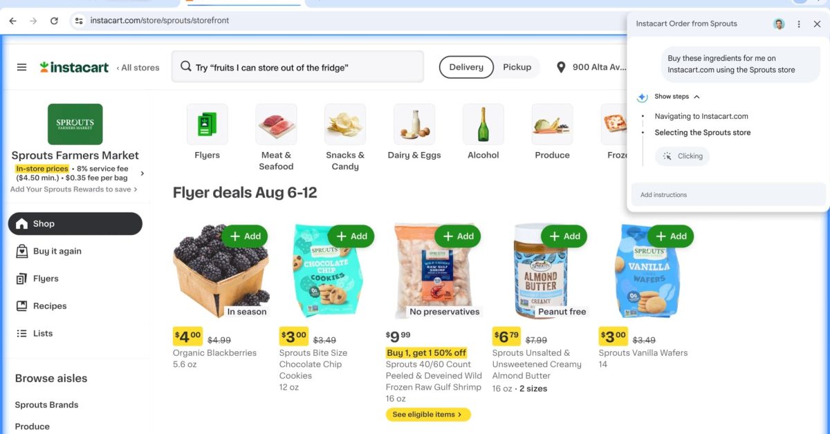 upgraded gemini in chrome rolling out to