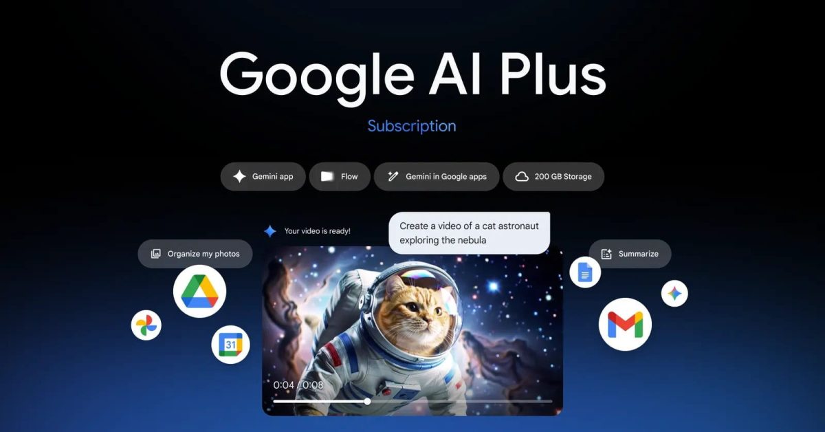 google ai plus is now available in