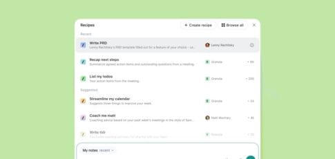 ai note-taking app granola adds a repeatable