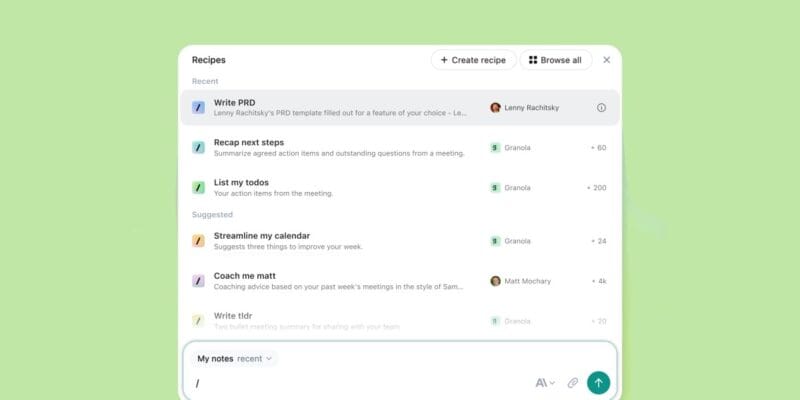 AI note-taking app Granola adds a repeatable prompts feature 4 ai note-taking app granola adds a repeatable