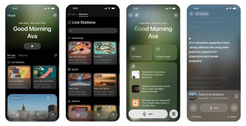 former notebooklm devs new app huxe taps