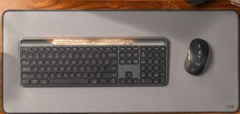 logitech launches a new solar-powered slim wireless