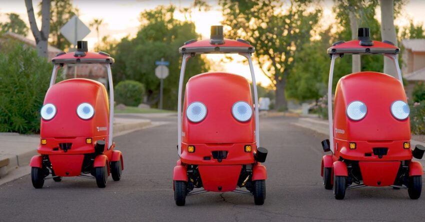 meet the cute new doordash robot dot