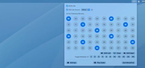 indie app spotlight minutetick is a menu