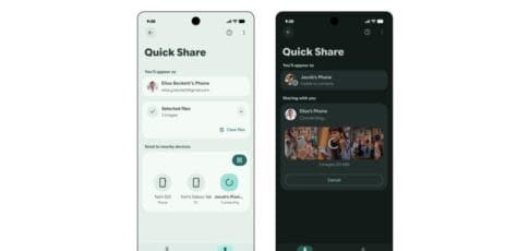 fullscreen quick share redesign widely rolling out