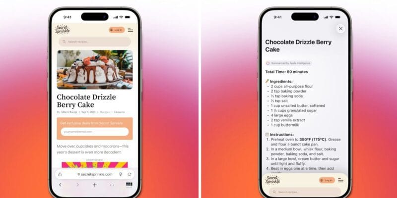 ‘Shake to summarize’ a webpage in Firefox when running iOS 26 18 shake to summarize a webpage in firefox