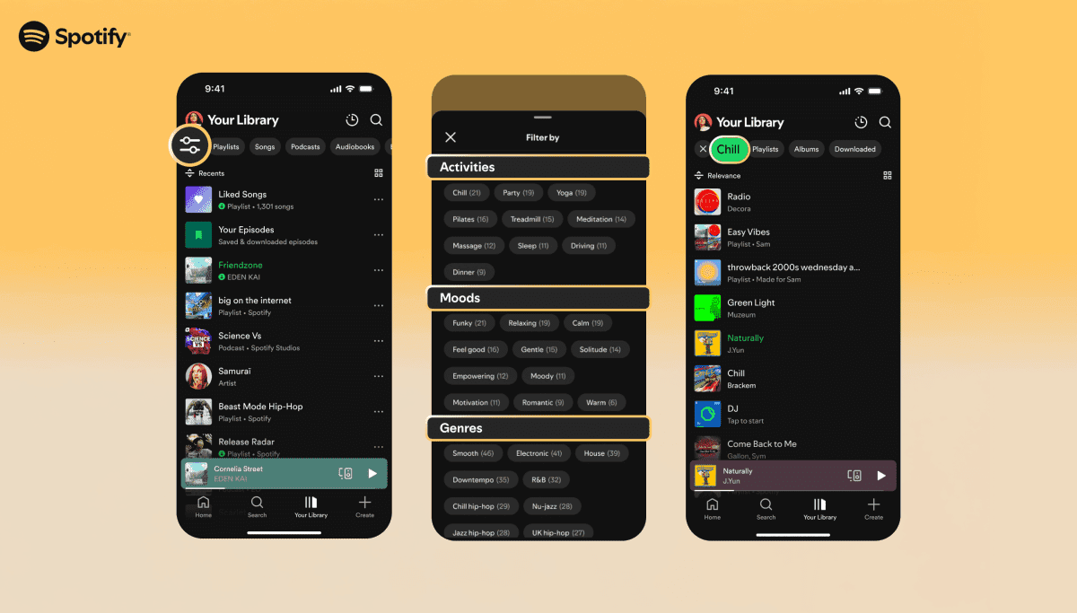 spotify s new smart filters let you