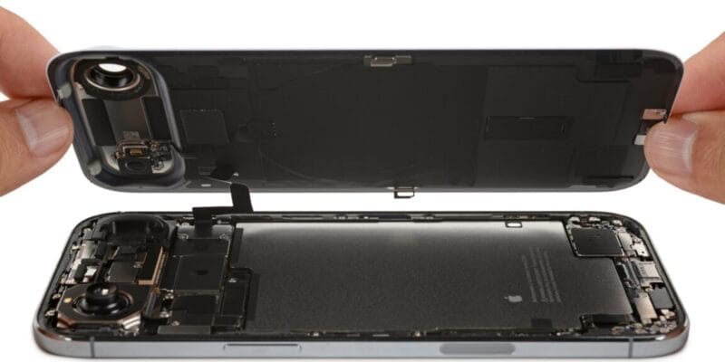 iFixit tears down the iPhone Air, finds that it’s mostly battery 2 ifixit tears down the iphone air finds