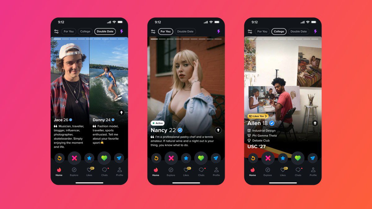tinder evolves some features into dating modes