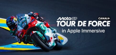 motogp documentary shot in apple immersive video