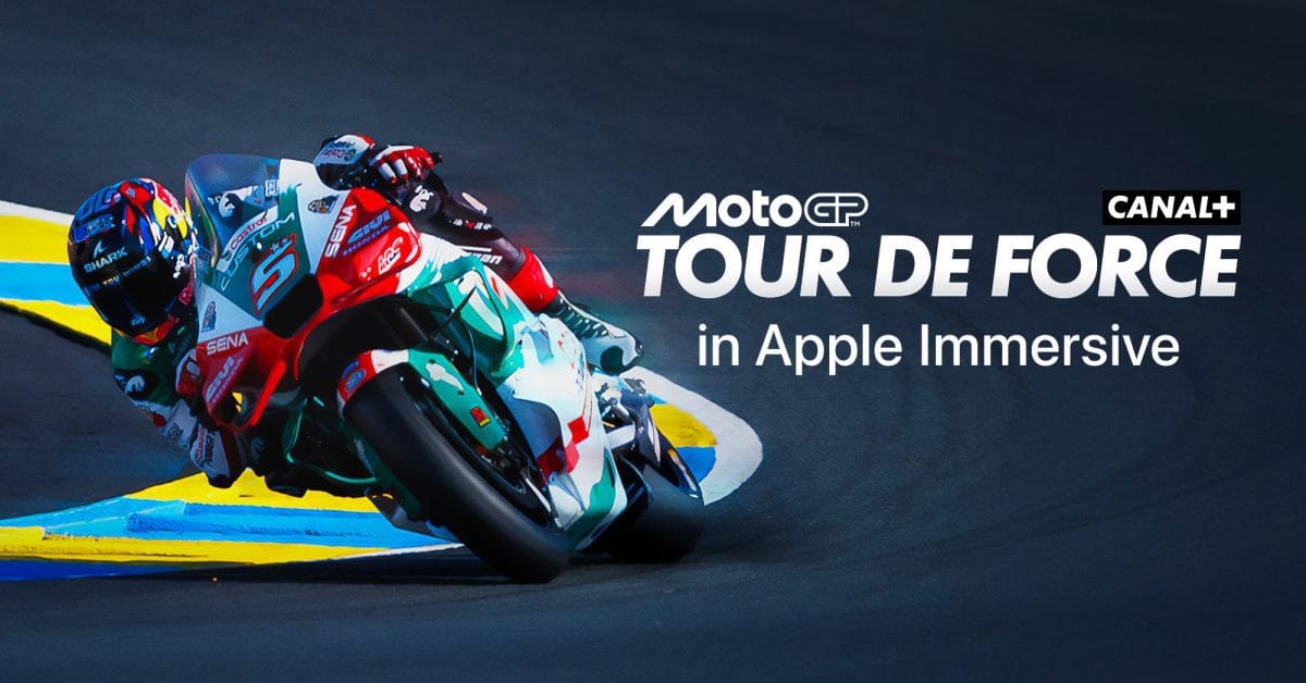 motogp documentary shot in apple immersive video