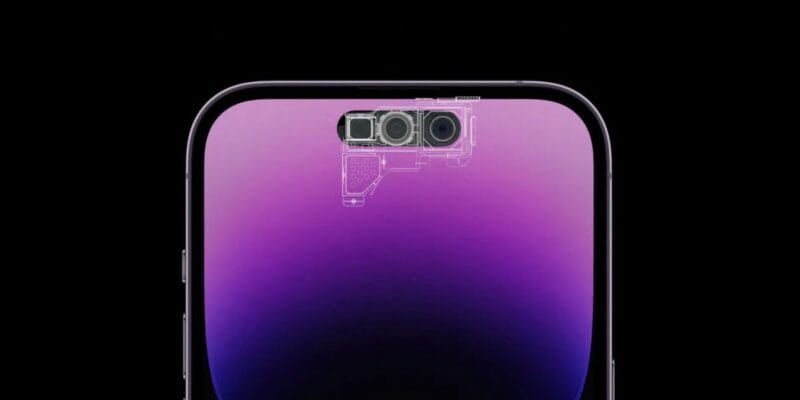 rumor smaller dynamic island but no under-screen