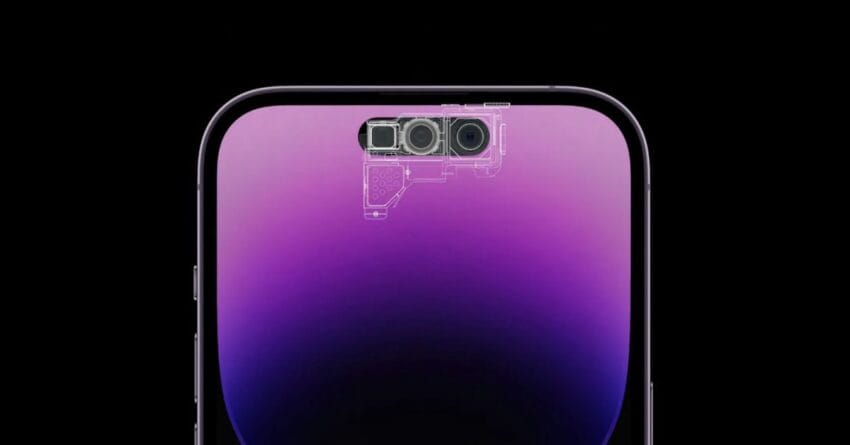 rumor smaller dynamic island but no under-screen