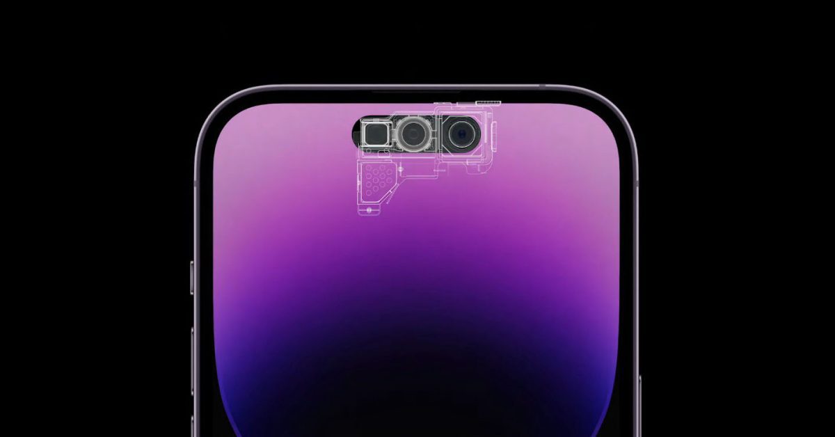 rumor smaller dynamic island but no under-screen