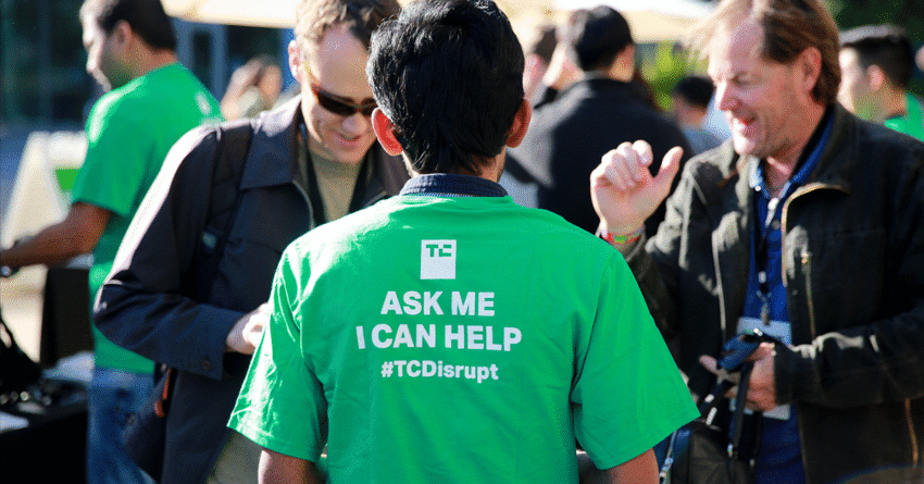 get behind the scenes at techcrunch disrupt