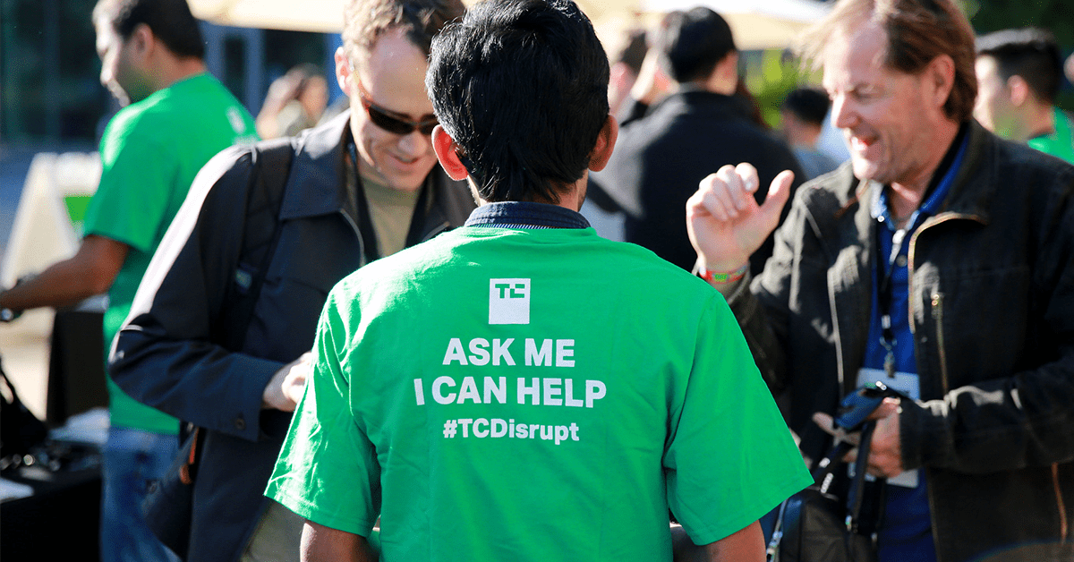 get behind the scenes at techcrunch disrupt