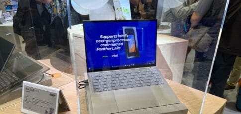 intel panther lake breaks cover in acer