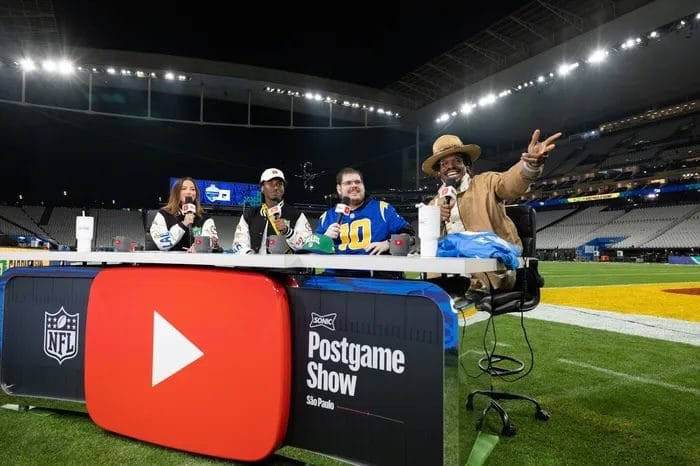 youtube s first exclusive nfl broadcast attracts