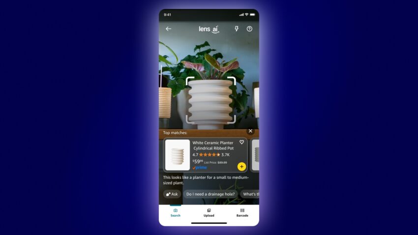 amazon s lens live ai shops for