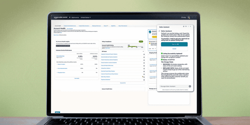Amazon launches AI agent to help sellers complete tasks and manage their businesses 13 amazon launches ai agent to help sellers
