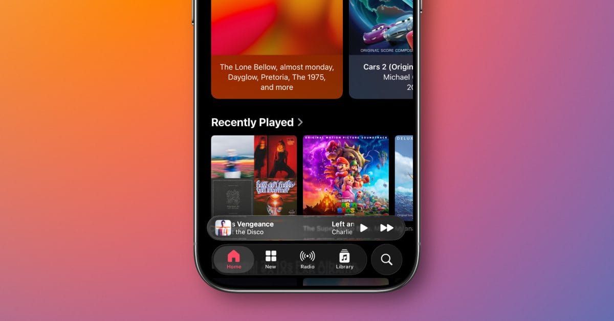 apple music in ios 26 1 adds